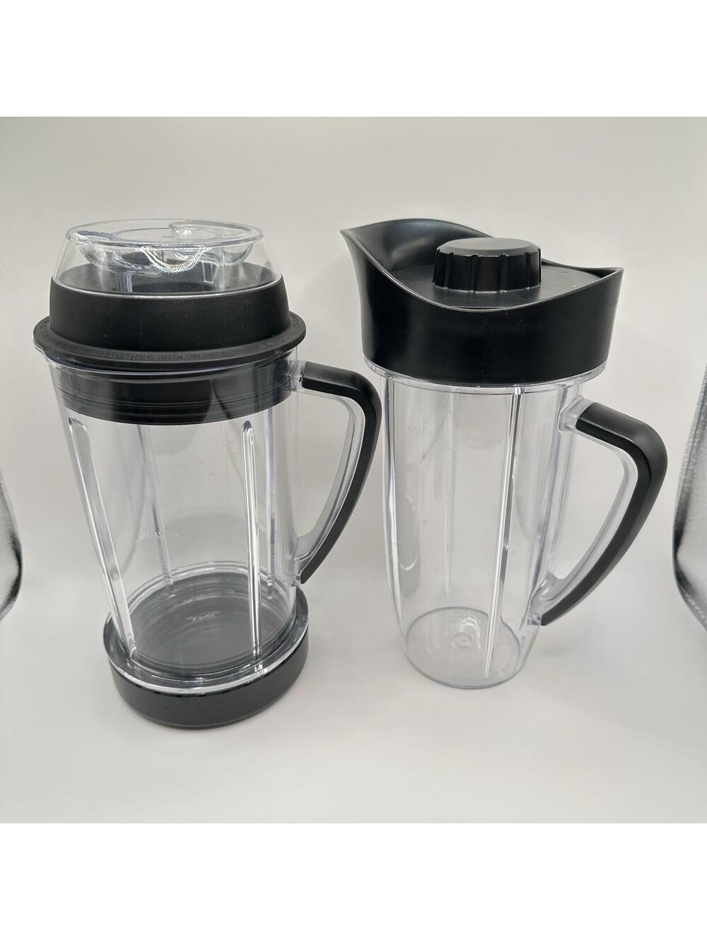 2 Oversized Cup With Pitcher Lid For NutriBullet N17-1001 Rx Blender Screw Lock